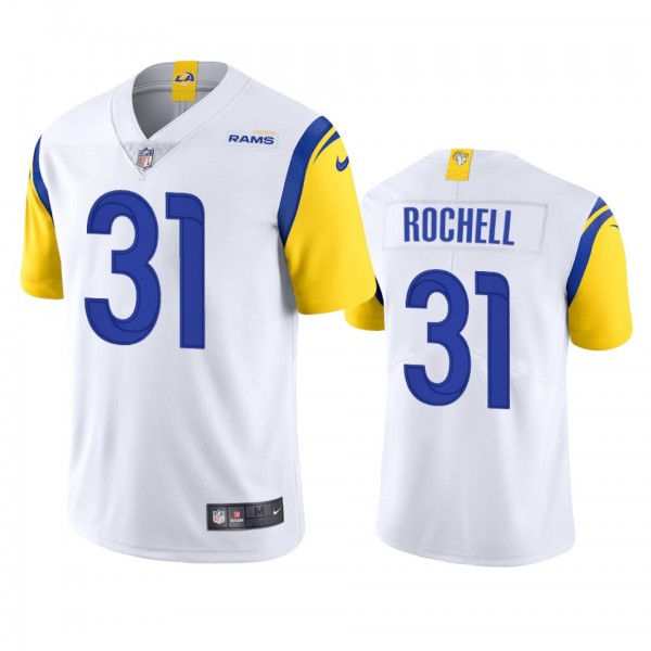 Los Angeles Rams Robert Rochell White Vapor Limite...