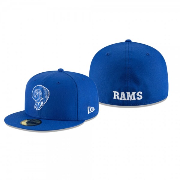 Los Angeles Rams Royal Omaha Throwback 59FIFTY Fit...