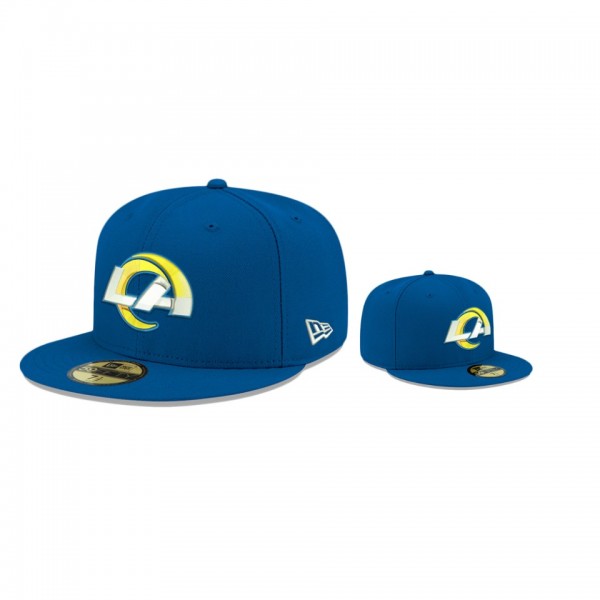 Los Angeles Rams Royal Team Basic 59FIFTY Fitted H...