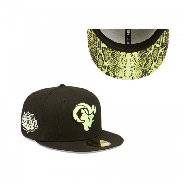 Los Angeles Rams Summer Pop Yellow 59FIFTY Fitted ...