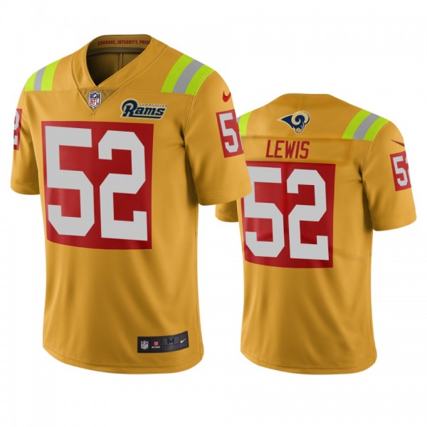 Los Angeles Rams Terrell Lewis Gold City Edition V...