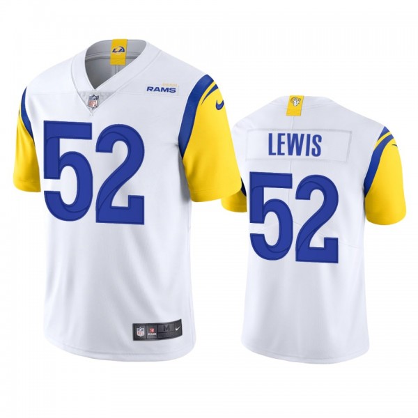 Los Angeles Rams Terrell Lewis White Vapor Limited...