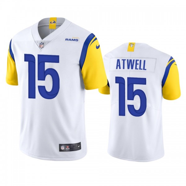 Los Angeles Rams Tutu Atwell White Vapor Limited J...