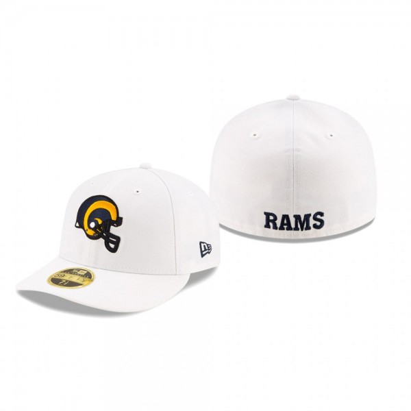 Los Angeles Rams White Omaha Historic Low Profile ...