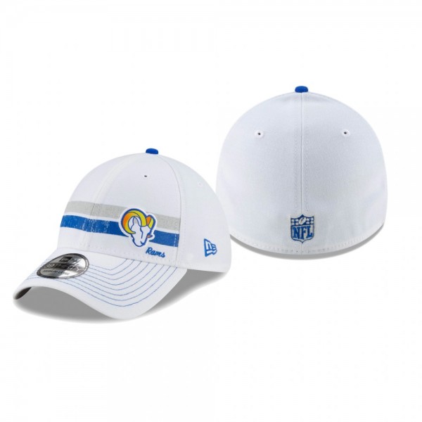 Los Angeles Rams White Polar 39THIRTY Flex Hat