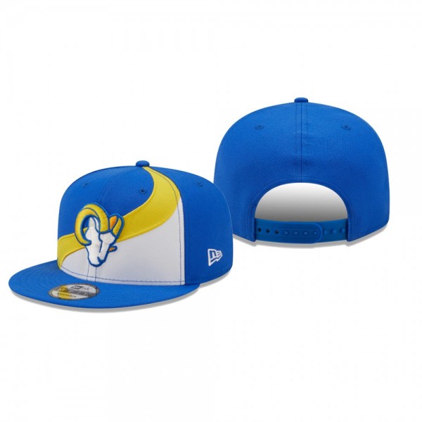 Los Angeles Rams White Royal Wave 9FIFTY Snapback ...