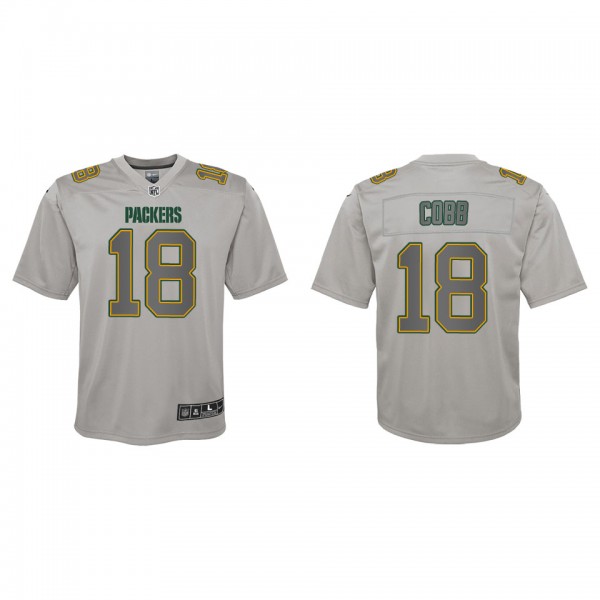 Randall Cobb Youth Green Bay Packers Gray Atmosphere Game Jersey