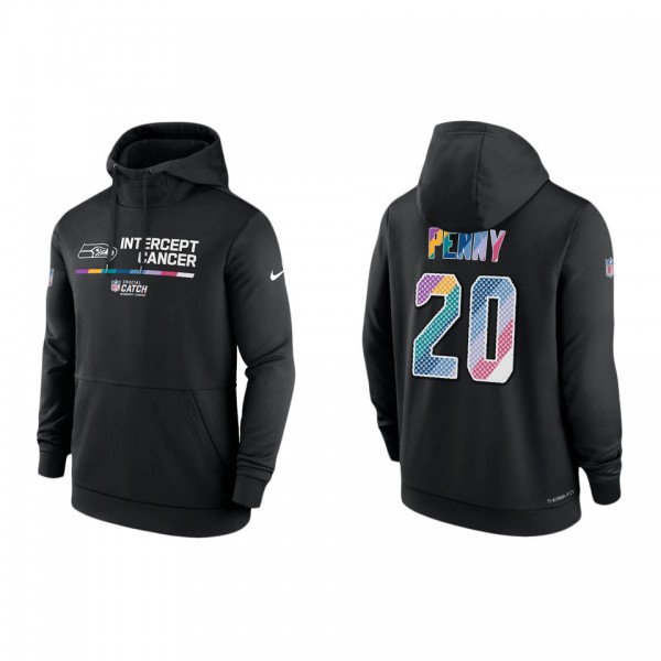 Rashaad Penny Seattle Seahawks 2022 Crucial Catch Therma Performance Pullover Hoodie