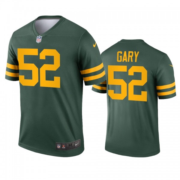 Green Bay Packers Rashan Gary Green Alternate Lege...