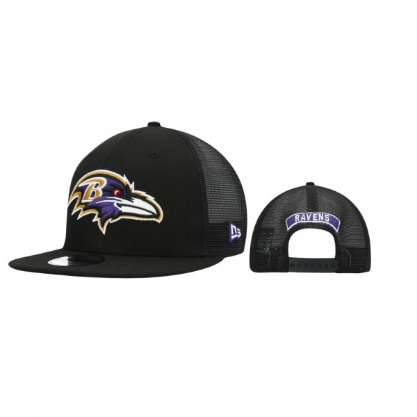 Baltimore Ravens Black Shade Trucker 9FIFTY Snapback Hat