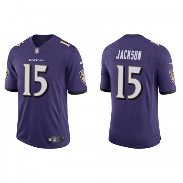 Men's Baltimore Ravens DeSean Jackson Purple Vapor...