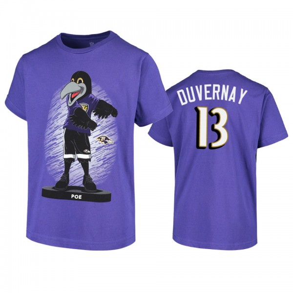 Baltimore Ravens Devin Duvernay Purple Dancing Poe...
