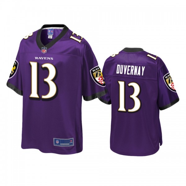 Baltimore Ravens Devin Duvernay Purple Pro Line Je...