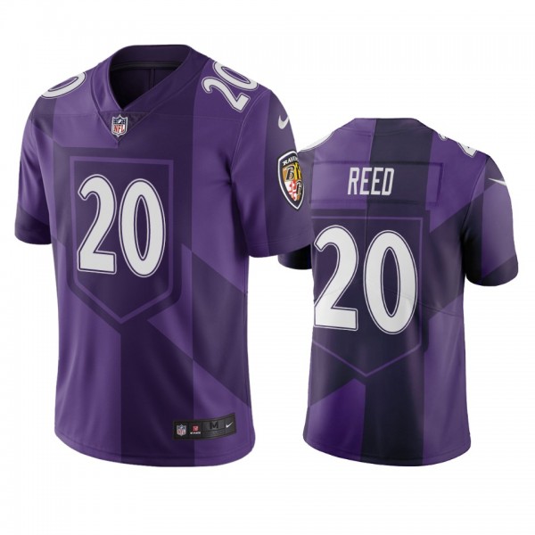 Baltimore Ravens Ed Reed Purple City Edition Vapor...