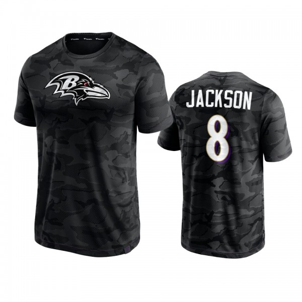 Baltimore Ravens Lamar Jackson Black Camo Jacquard...