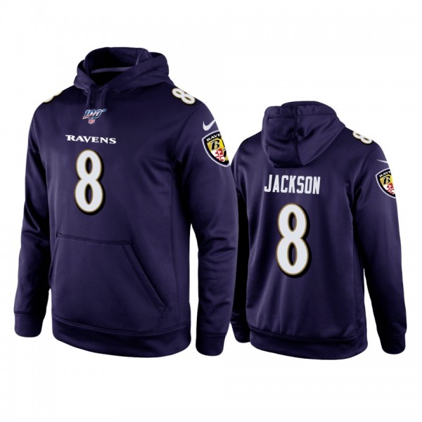 Baltimore Ravens Lamar Jackson Purple 100th Season...