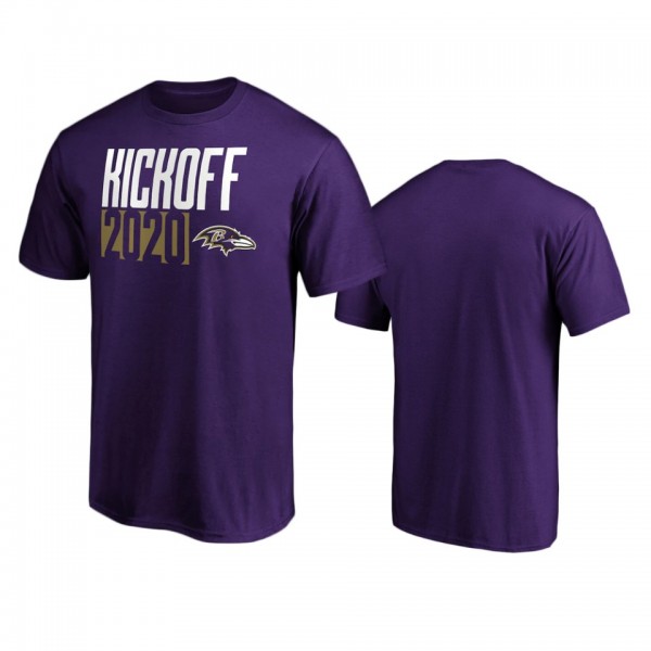 Baltimore Ravens Purple Kickoff 2020 T-Shirt
