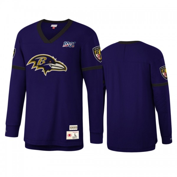 Baltimore Ravens Mitchell & Ness Purple NFL 10...