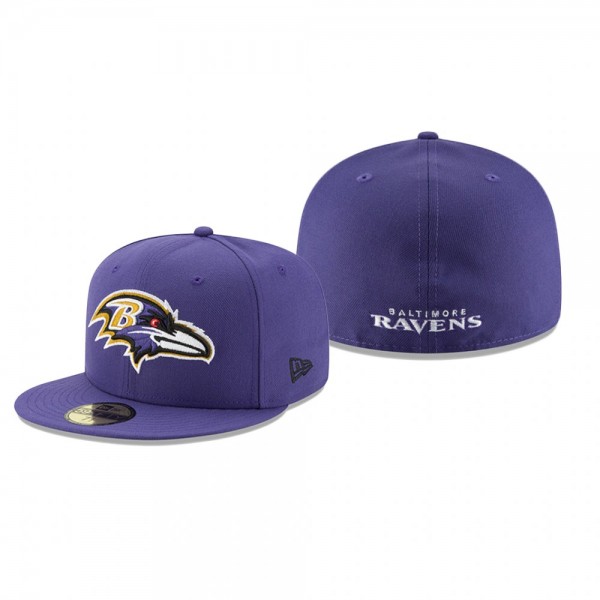 Baltimore Ravens Purple Omaha 59FIFTY Hat