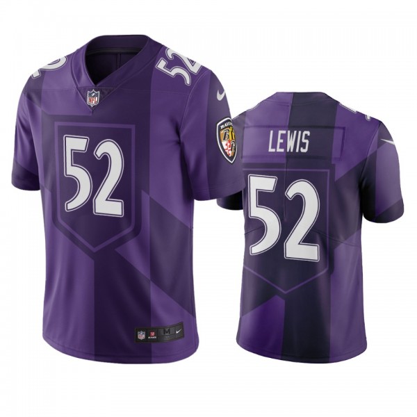 Baltimore Ravens Ray Lewis Purple City Edition Vapor Limited Jersey