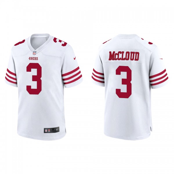 Men's San Francisco 49ers Ray-Ray McCloud White Game Jersey