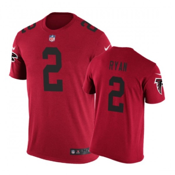 Atlanta Falcons #2 Matt Ryan Color Rush Nike T-Shi...