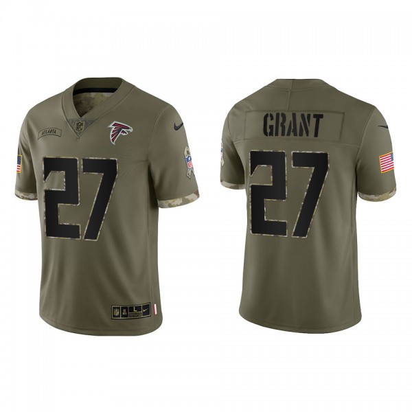 Richie Grant Atlanta Falcons Olive 2022 Salute To Service Limited Jersey
