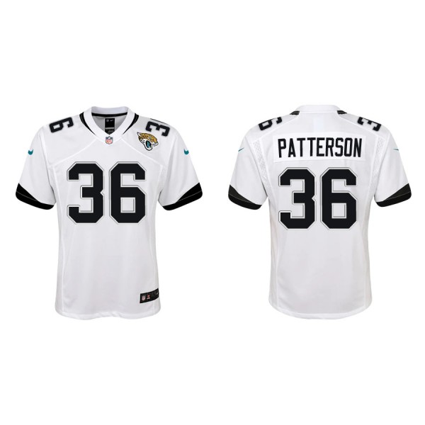 Youth Jacksonville Jaguars Riley Patterson White G...