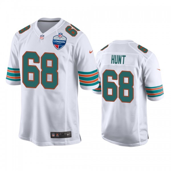 Miami Dolphins Robert Hunt White 2021 NFL London G...