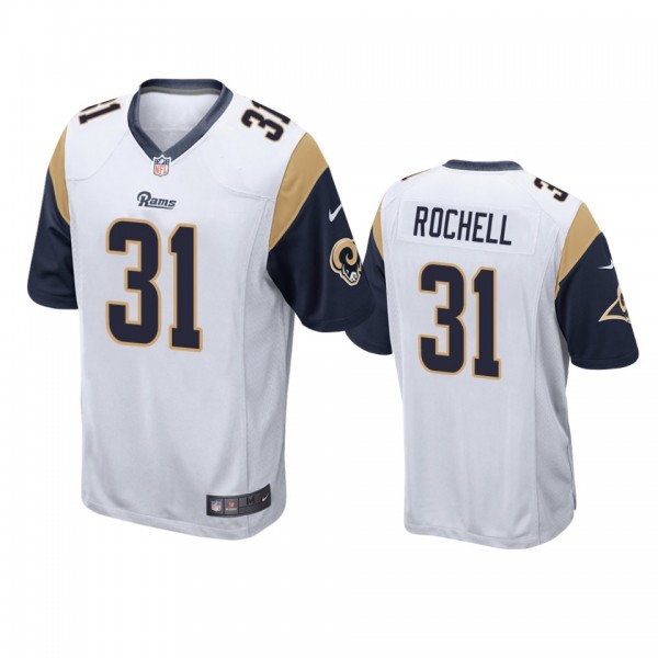 Los Angeles Rams Robert Rochell White Game Jersey