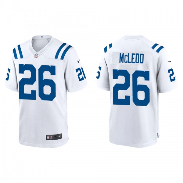 Men's Indianapolis Colts Rodney McLeod White Game ...
