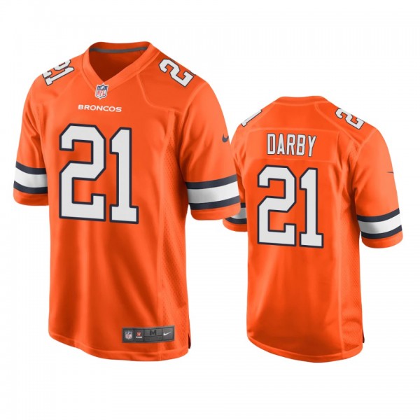 Denver Broncos Ronald Darby Orange Alternate Game ...