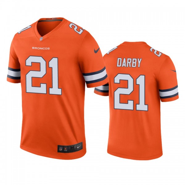Denver Broncos Ronald Darby Orange Color Rush Lege...