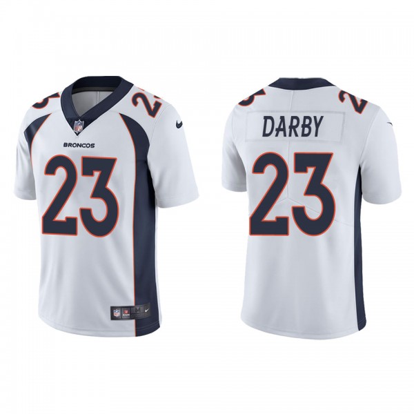 Men's Denver Broncos Ronald Darby White Vapor Limi...