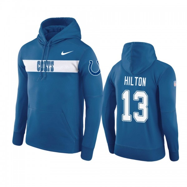 Indianapolis Colts #13 T.Y. Hilton Royal Nike Pull...