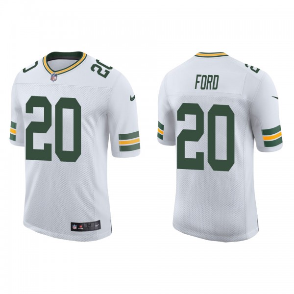 Men's Green Bay Packers Rudy Ford White Vapor Limited Jersey