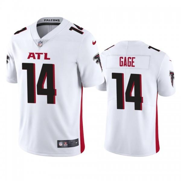 Russell Gage Atlanta Falcons White Vapor Limited J...