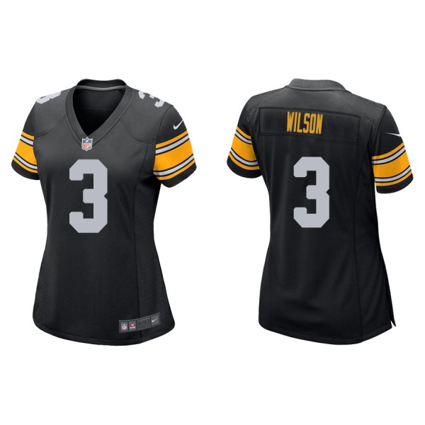 Women's Pittsburgh Steelers Russell Wilson Black Game Jersey