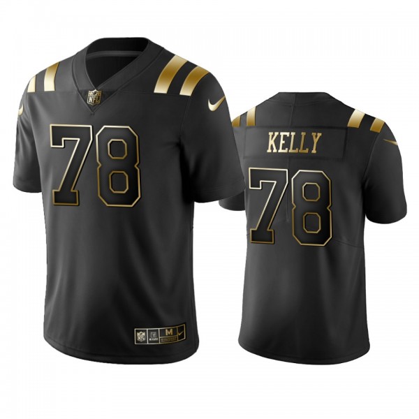 Indianapolis Colts Ryan Kelly Black Golden Limited...