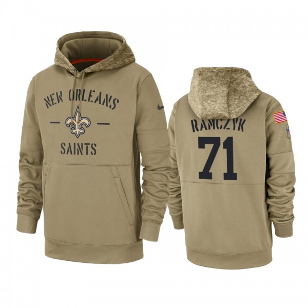 New Orleans Saints Ryan Ramczyk Tan 2019 Salute to...