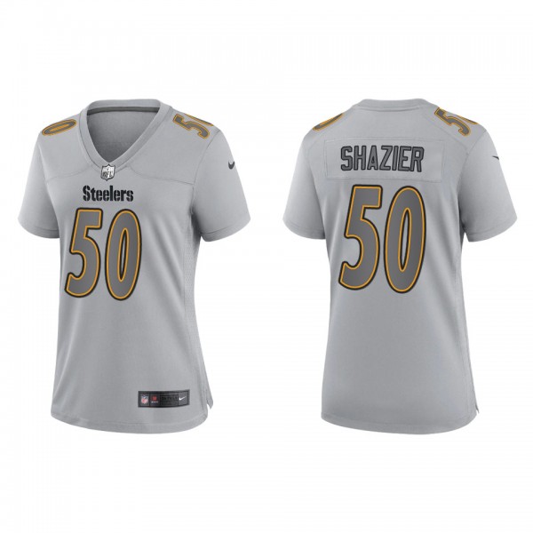 Ryan Shazier Women's Pittsburgh Steelers Gray Atmo...