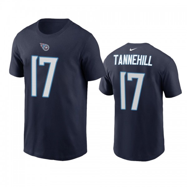 Tennessee Titans Ryan Tannehill Navy Name Number T...