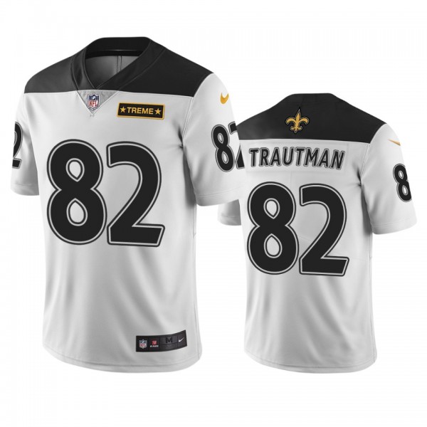 New Orleans Saints Adam Trautman White City Edition Vapor Limited Jersey