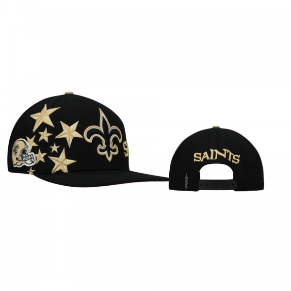 New Orleans Saints Black Pink Stars Pro Standard S...