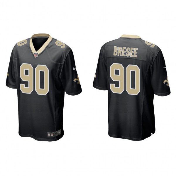 Men's New Orleans Saints Bryan Bresee Black 2023 N...