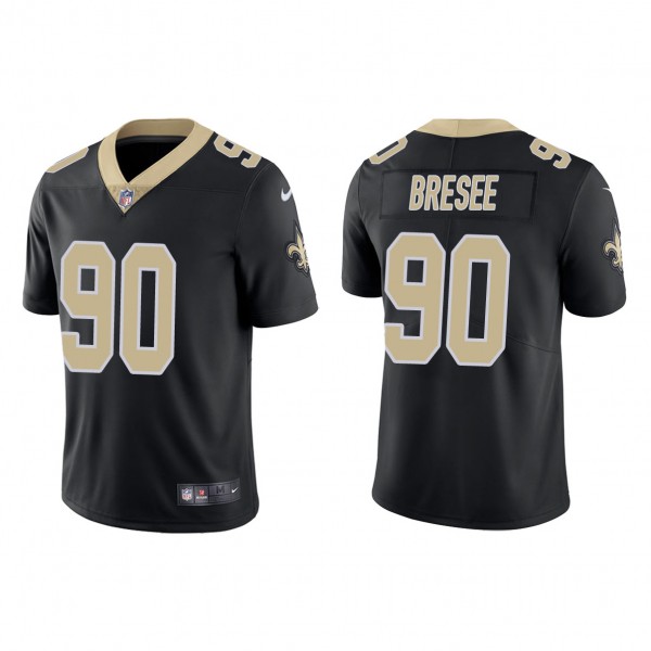 Men's New Orleans Saints Bryan Bresee Black 2023 N...
