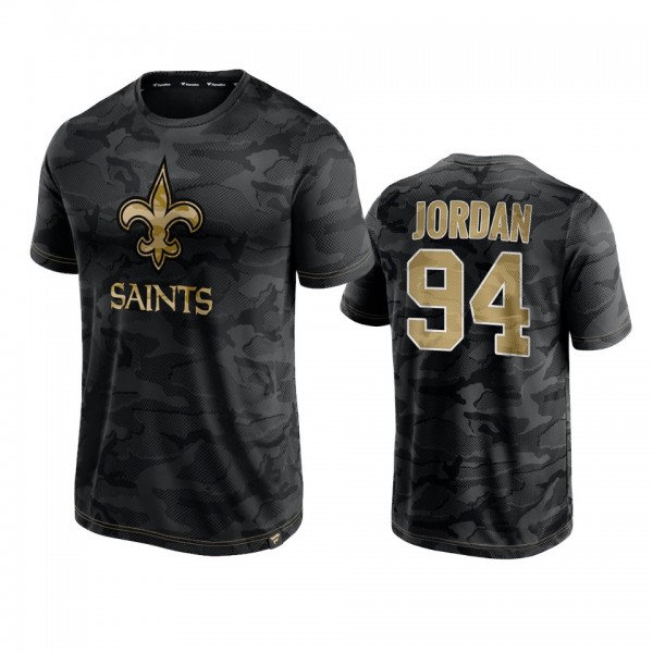 New Orleans Saints Cameron Jordan Black Camo Jacqu...