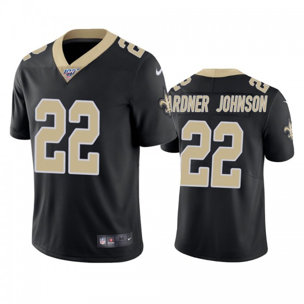 New Orleans Saints Chauncey Gardner-Johnson Black 100th Season Vapor Limited Jersey
