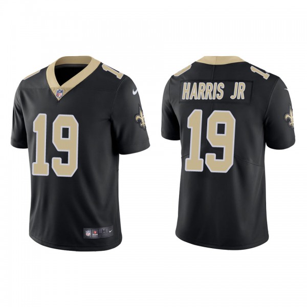 Men's New Orleans Saints Chris Harris Jr Black Vapor Limited Jersey