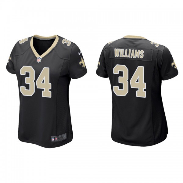 Women's New Orleans Saints Darrel Williams Black Game Jersey